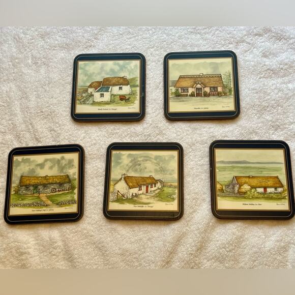 Royal Table satin finish coasters: set of 5 - Picture 3 of 9